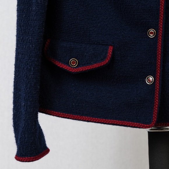 Vintage 70s Butte navy blue blazer size S - Picture 6 of 10